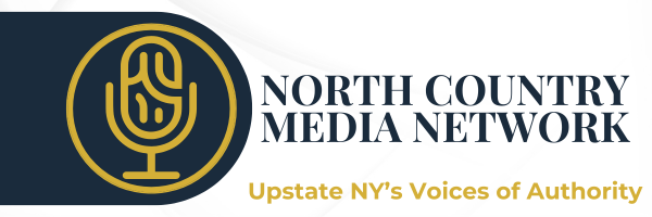 North Country Media Network, Upstate NY's Voices of Authority with microphone icon