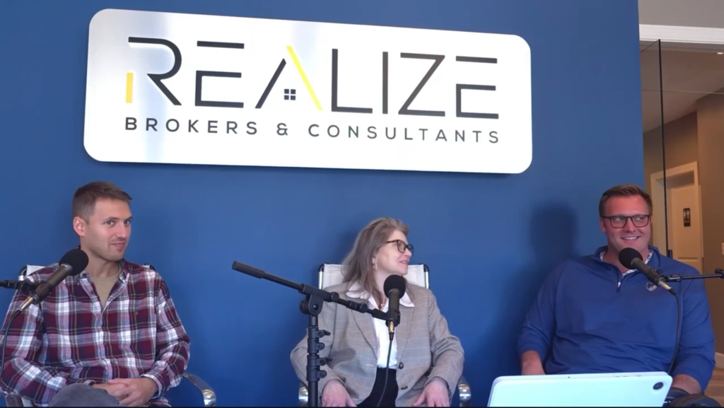 Ann Donnelly interviewing Spencer Bray and Nic Kletter of Realize Brokers for the Building Success Stories podcast